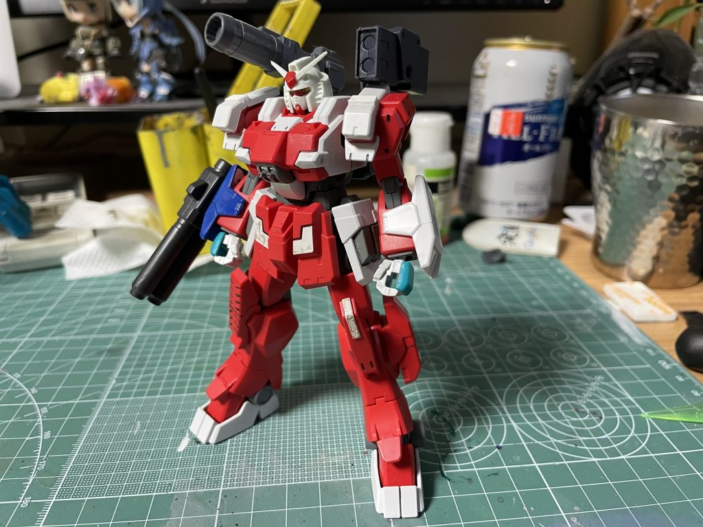 塗装前。この段階で大体形になる