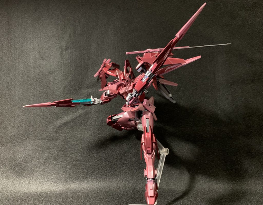 ダブルオーダイバーエースでポージング