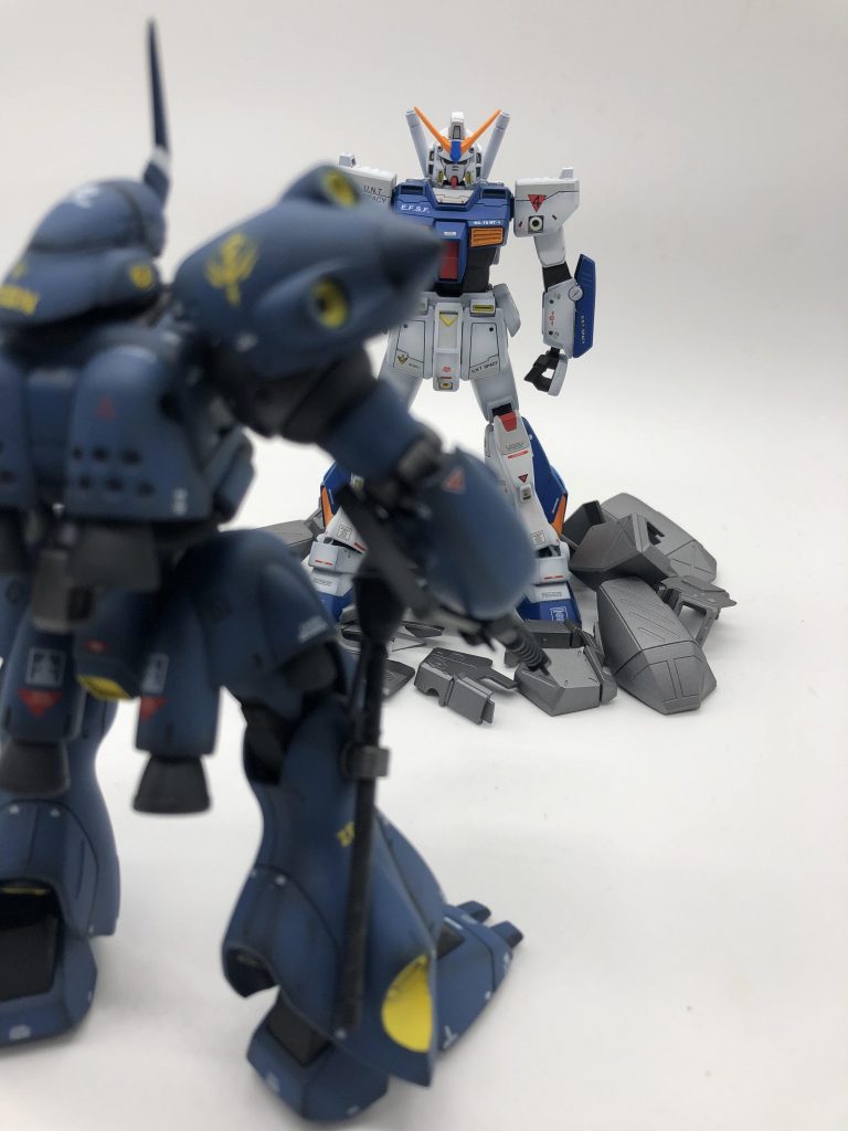 この前作ったケンプファーと🙆‍♀️