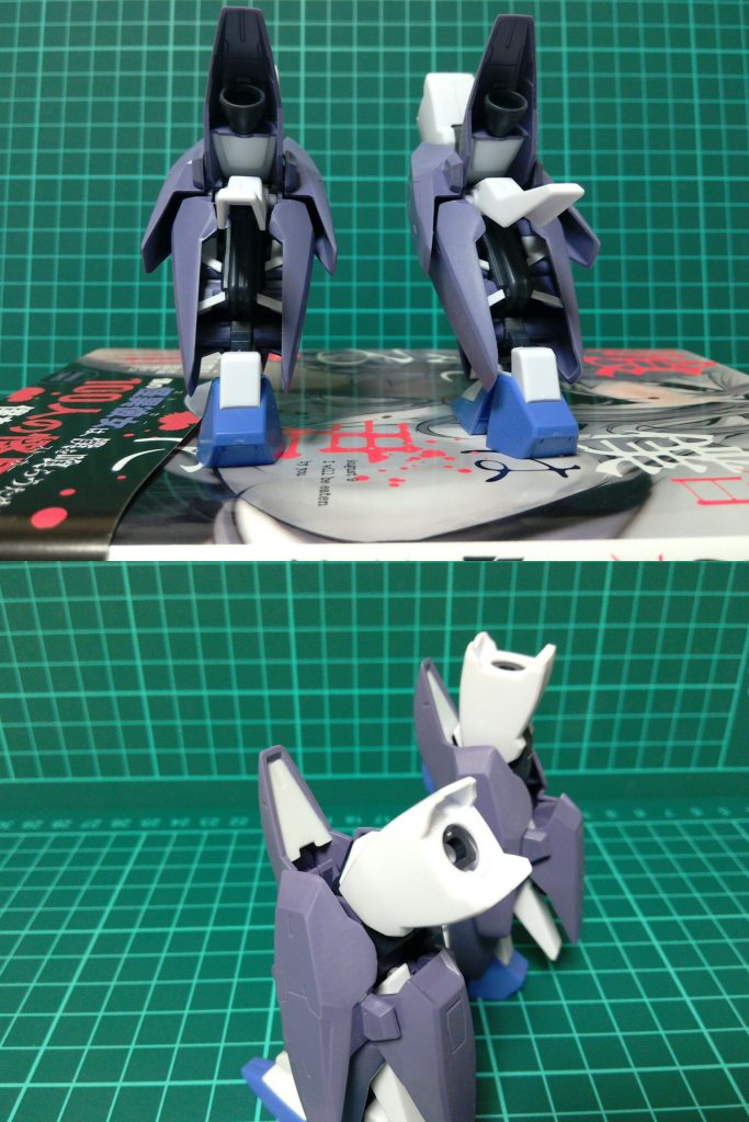 膝裏等に蓋脛の裏は接続軸丸出しだったのでトラスっぽく