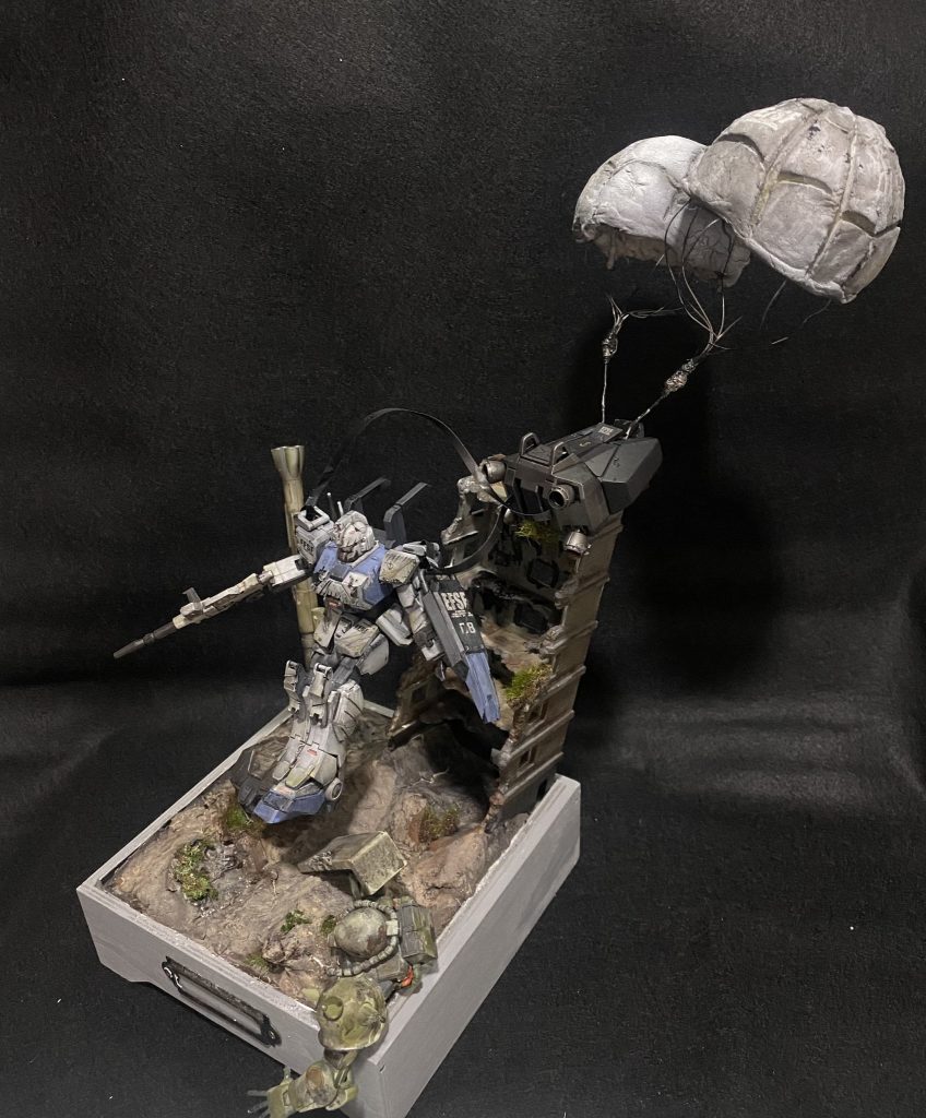 パラシュート降下作戦–3枚目/制作者：ゆうさん