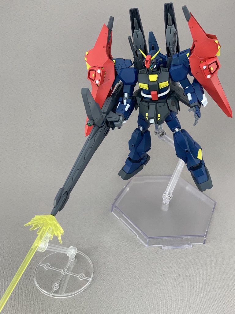 高出力ビームスマートガンスコープはUVレジンで丸みを出しました。