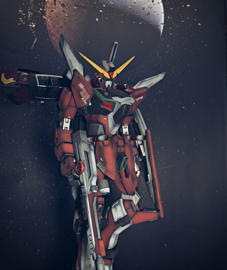 MGインフィニットジャスティスガンダム 全塗装–2枚目/制作者：@Nekohige0511