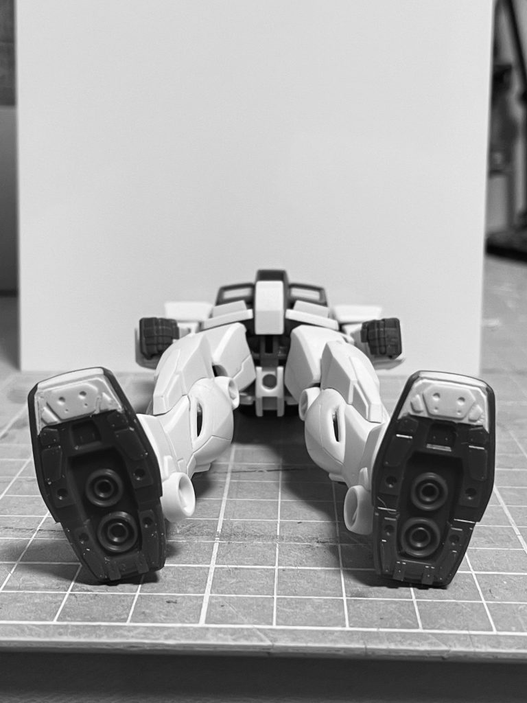 足裏パテ埋めからのディテール追加