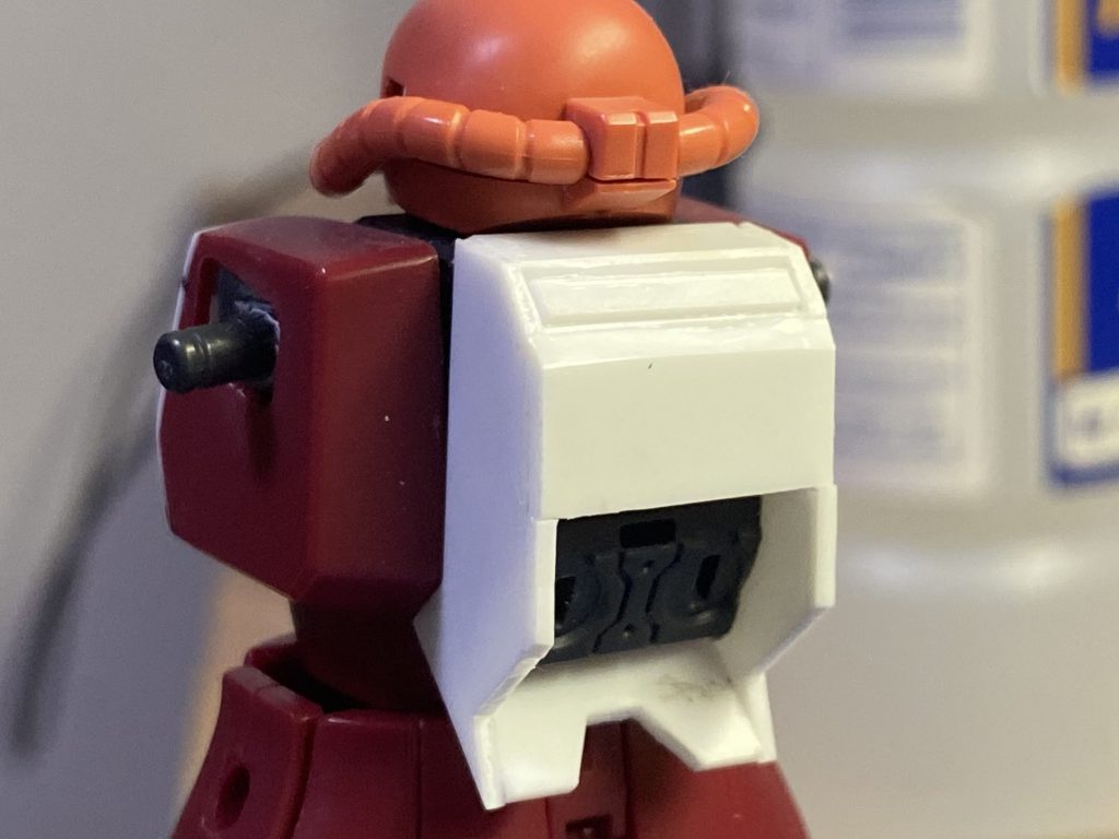 ランドセルはプラ板でスクラッチしました。