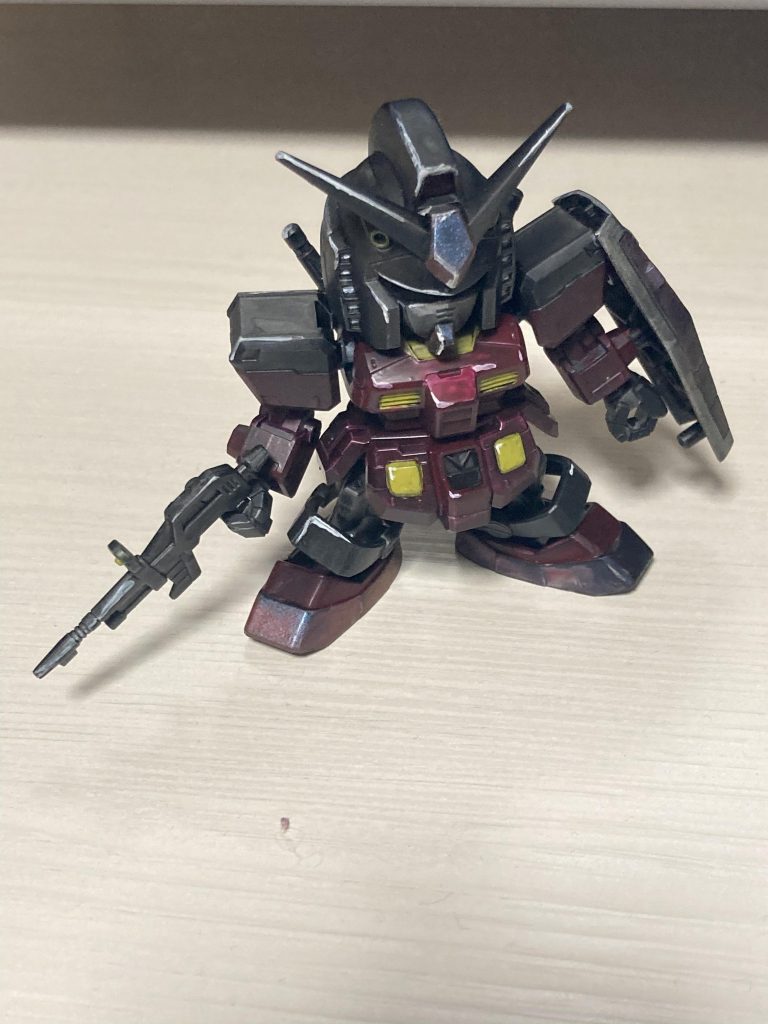 溶剤が多いのか塗料がハゲてる部分があります