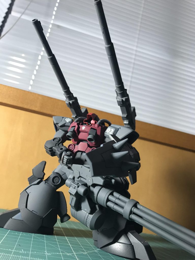 MS09C ドム中距離支援型〝ナイトシェイド風味〟–2枚目/制作者：@DebuSamurai1977