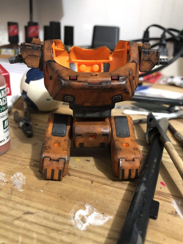 ウェザリングカラーを初めて使ってみました今回はマルチブラック