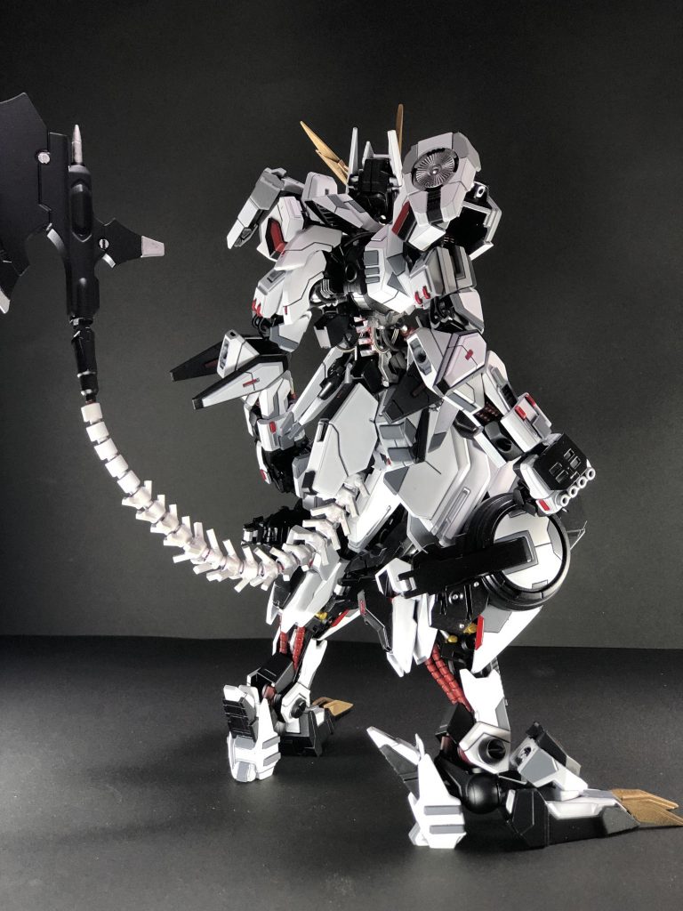 こちらが縮ませたパターンになります。骨のように見えていれば幸いです。