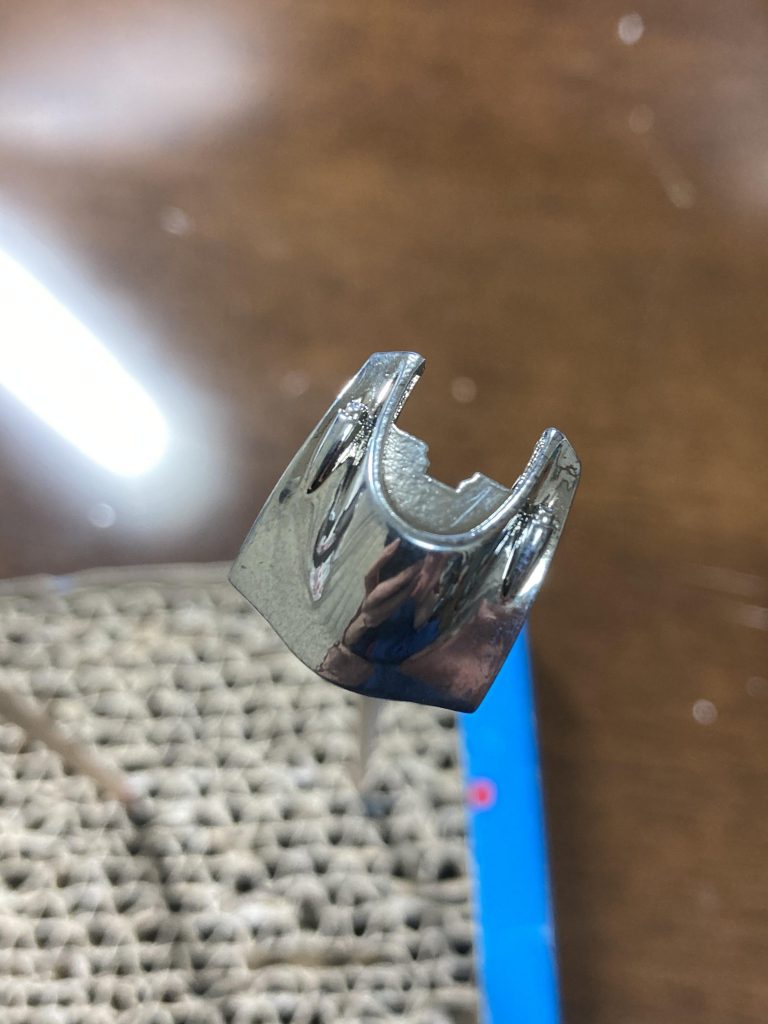 クリアー前、ハイパークロームagはクリアーが難しいと実感。