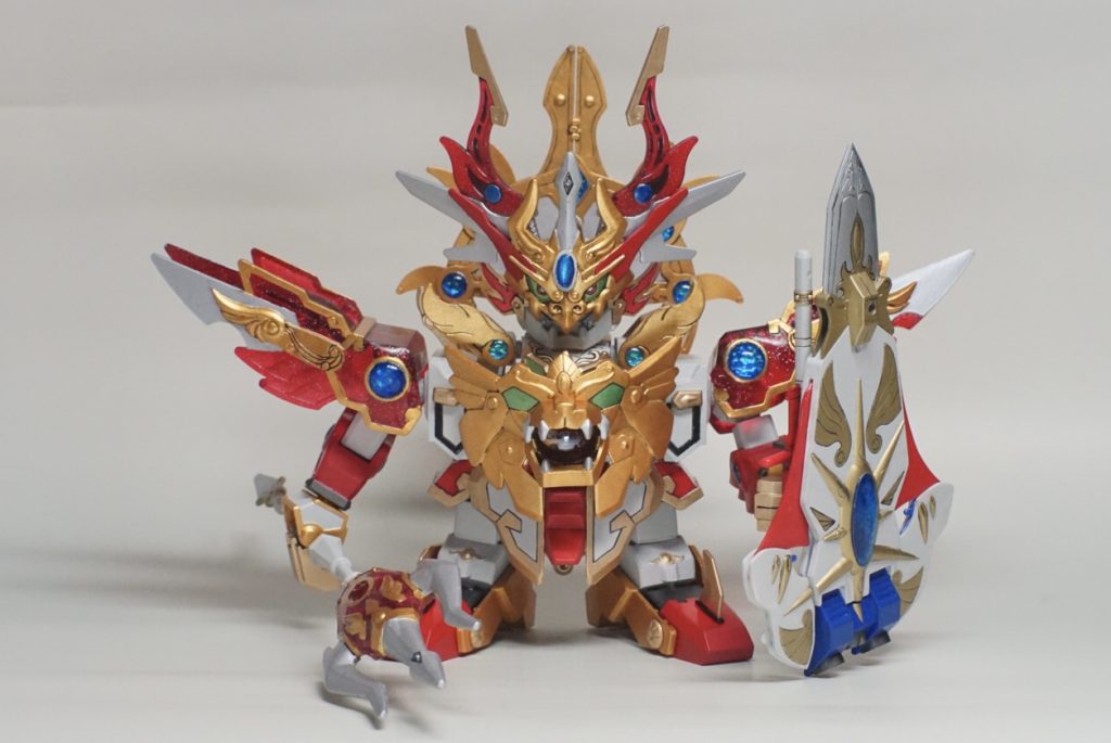 獣装。鋼動甲冑に搭乗！鋼鉄獅子は腕と脚の可動を加えてますが、脚はあんまり効果なかったかも。