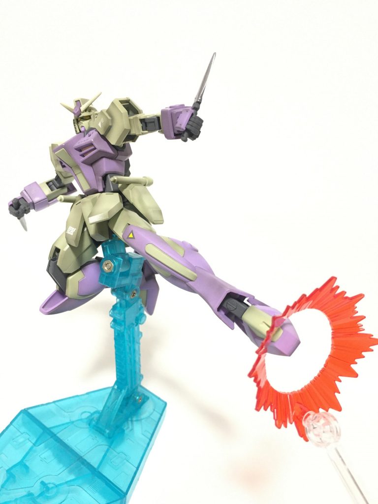 キックも得意です。