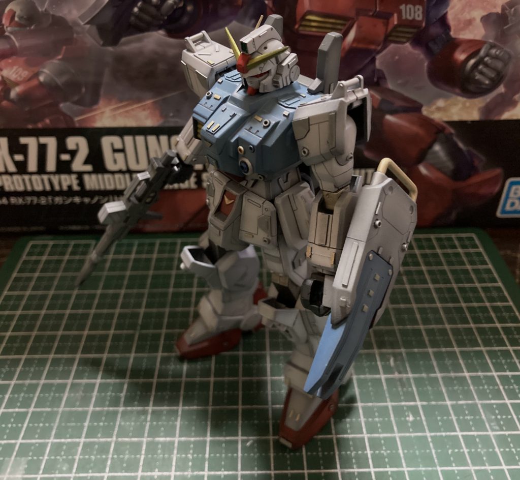 デカール貼る前。コレで疲れたんで終了しようかと思ってました( ´△｀)