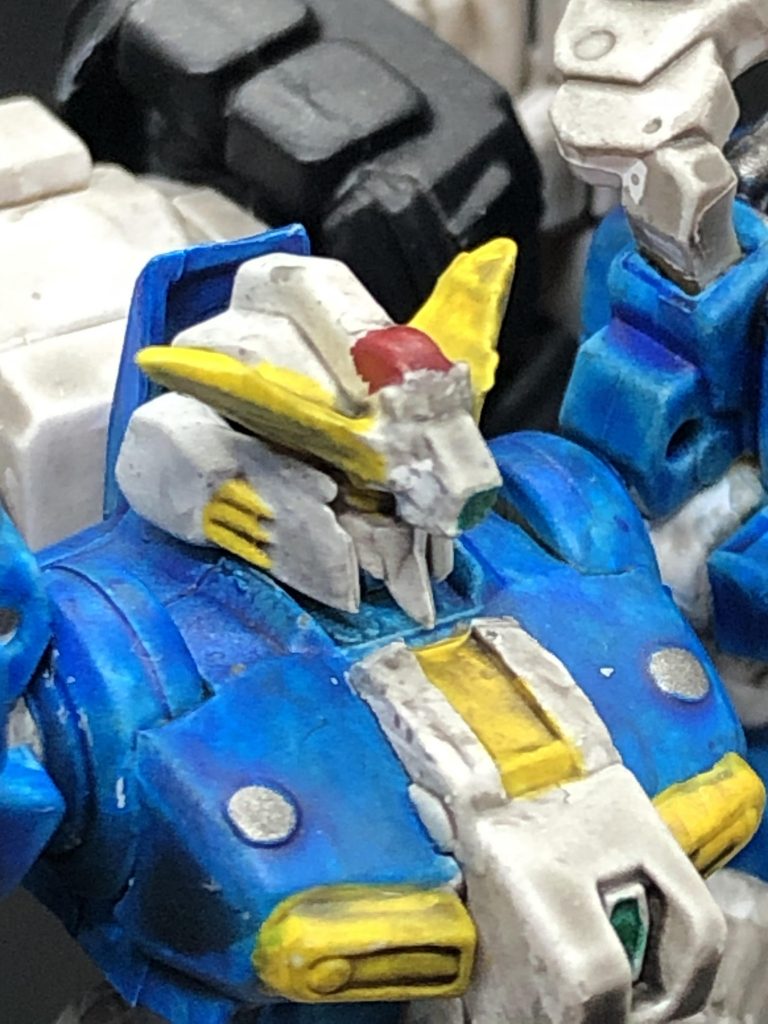 顔も塗りました。