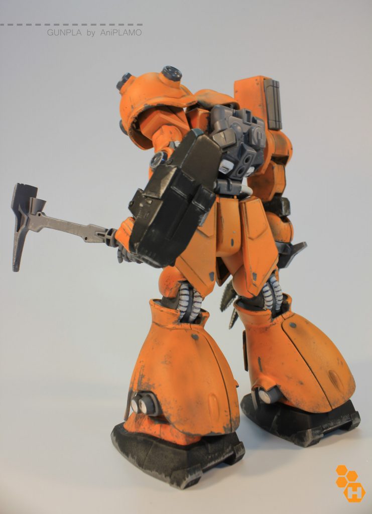 Leg thrusters have been reduced in power. Mobility is now a removed role for this unit, and thruster can be used to clear dust from surrounding areas on the ground.