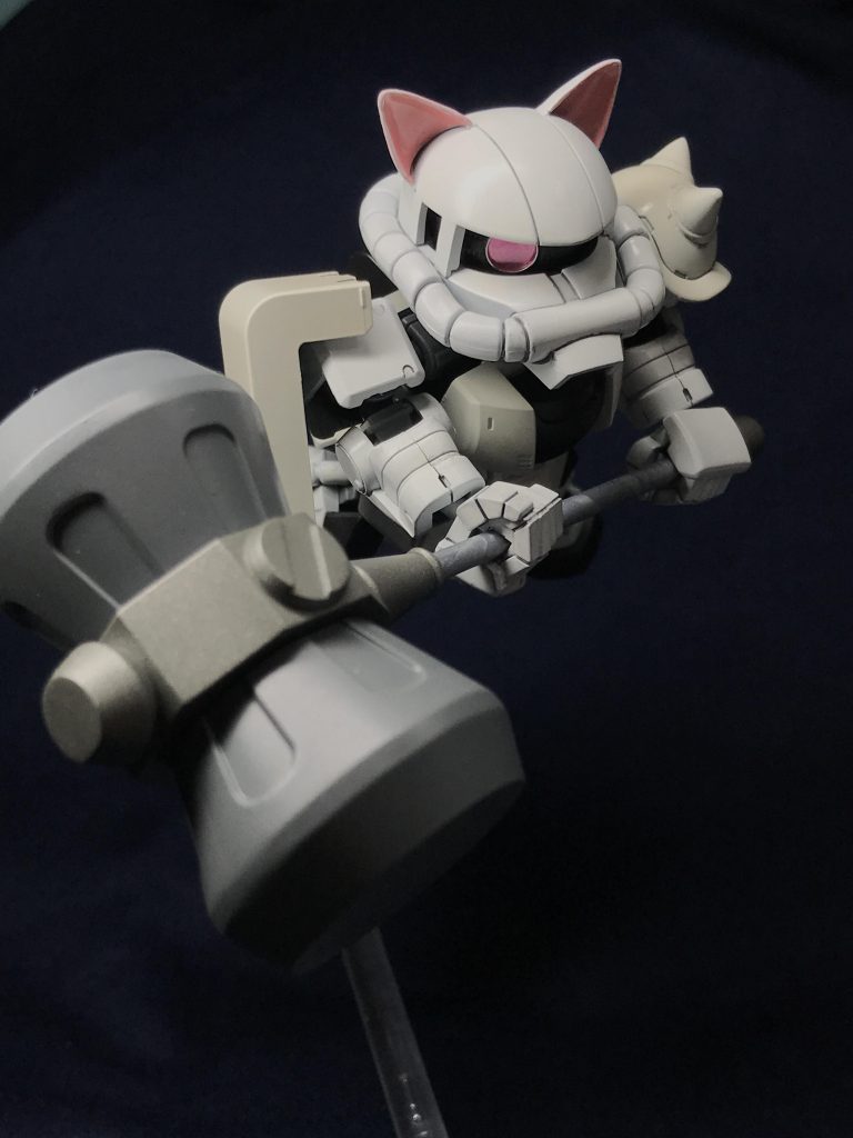 SDCS白猫ザク–7枚目/制作者：わんたろー