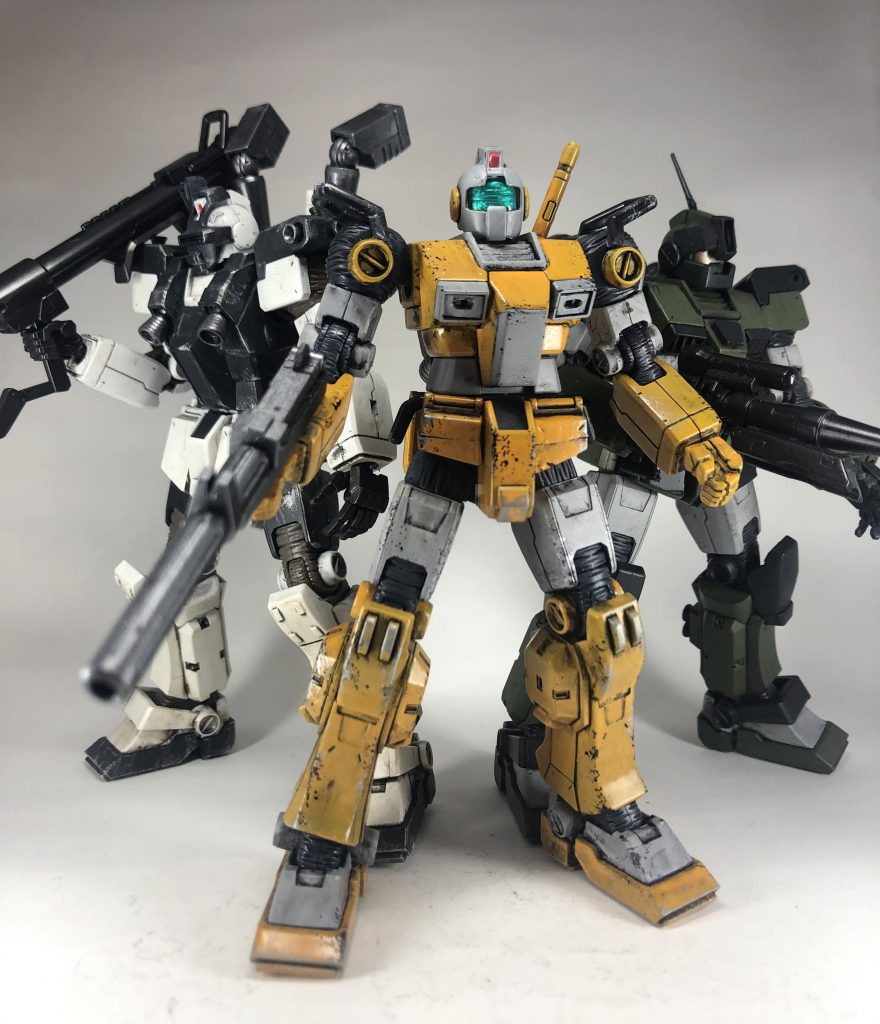 以前に作ったジム系とちょっと汚し過ぎましたが、ジムの日(4月6日)に投稿したかったのでこんな感じにしておきます