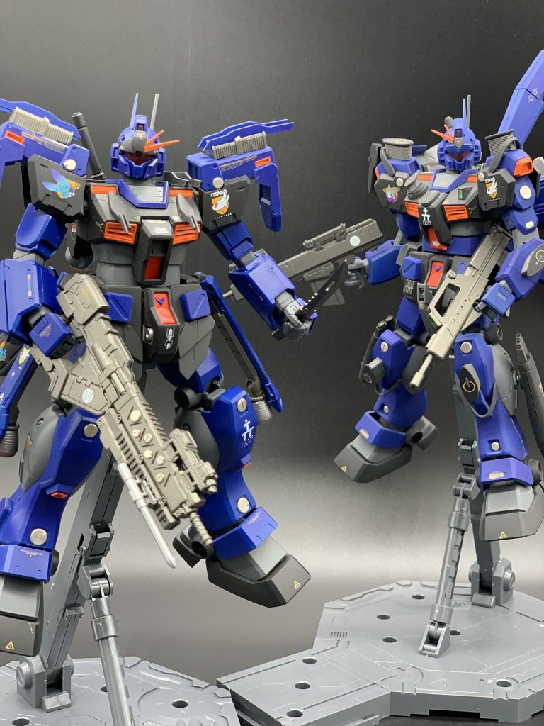 ジムカスタム、ジムクゥエルのコンビです！！–2枚目/制作者：ansang