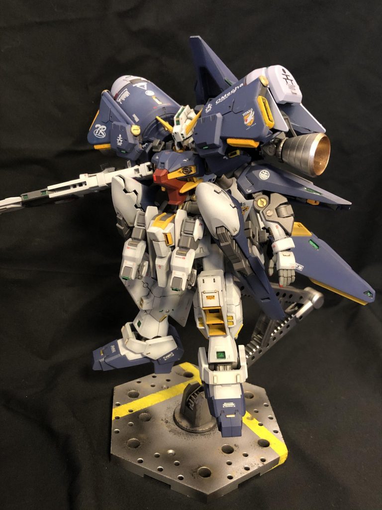 サイドアーマーのフルトドIIにギャプランのメインスラスターを接続。