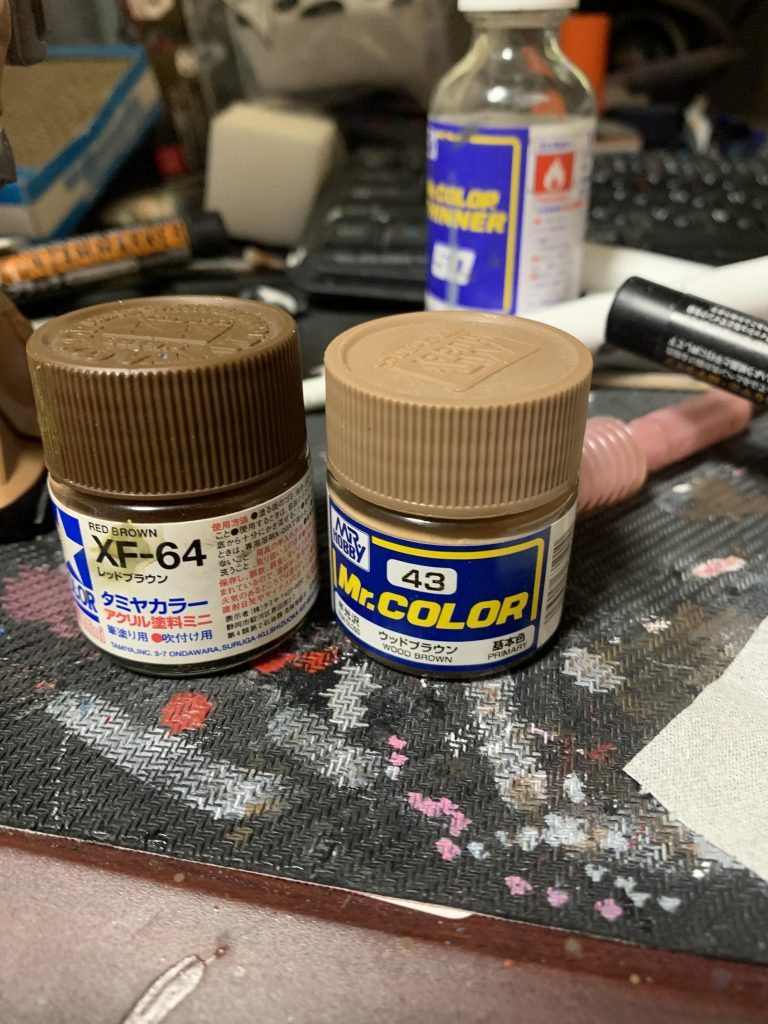 ブラウン系の色は使ったことなかったので挑戦しました