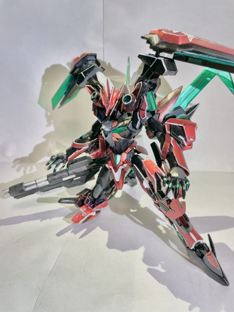 オプション兵装 マテリアルガトリング実弾兵装。対多数のミッションに使用することを想定されている。