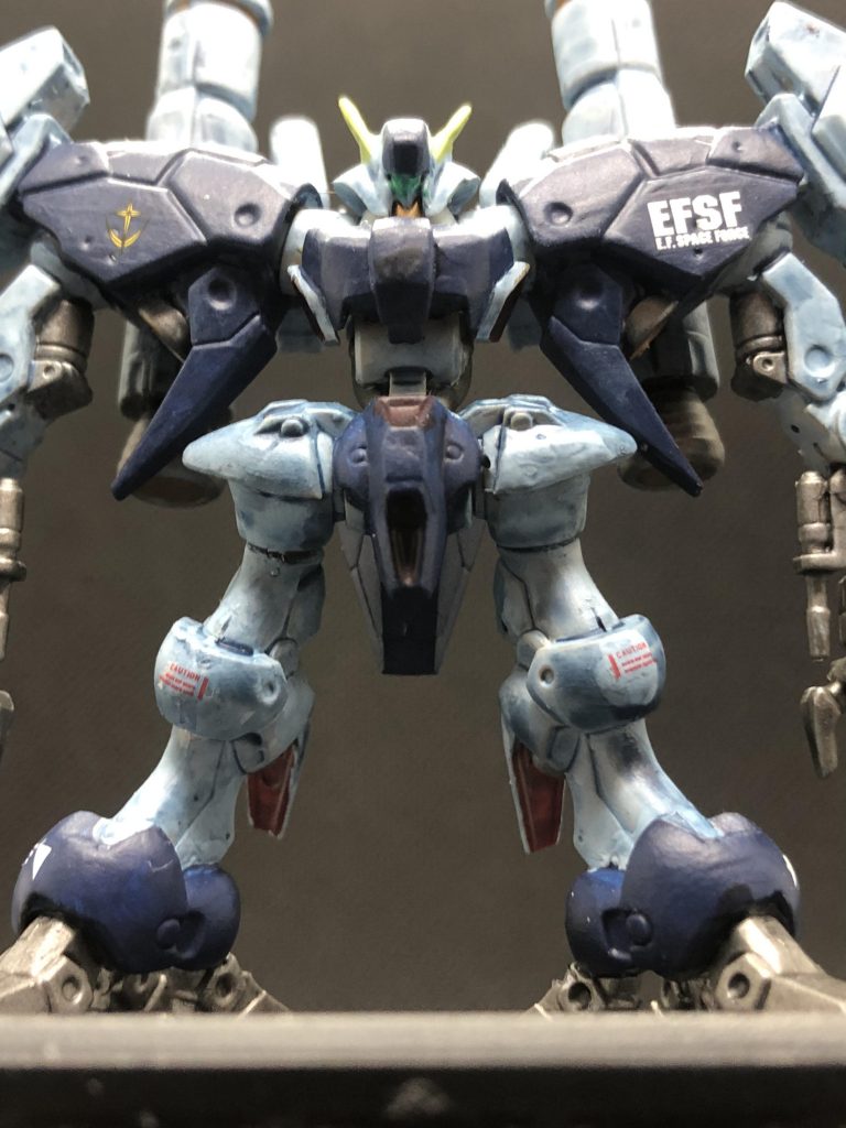 あおり目線で。