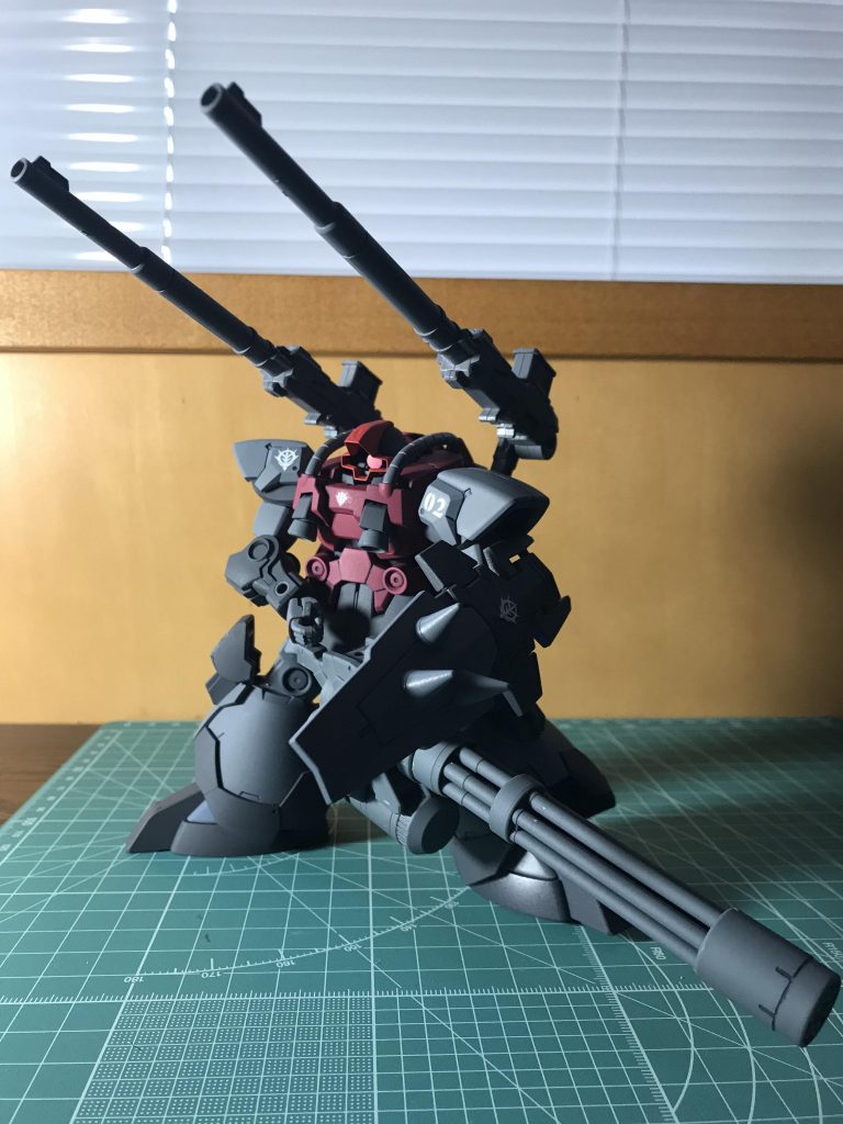 MS09C ドム中距離支援型〝ナイトシェイド風味〟–3枚目/制作者：@DebuSamurai1977