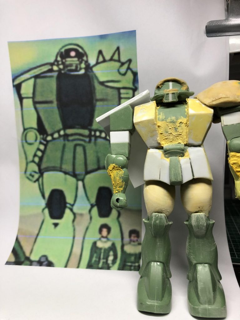 ここまでやったらやっぱり脚部も再現したくなりました