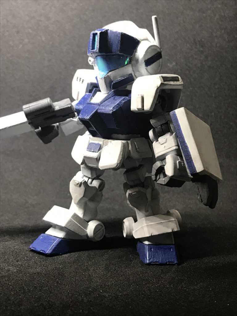 毎度お馴染み、余ってしょうがないジムにパテを持って作りました。