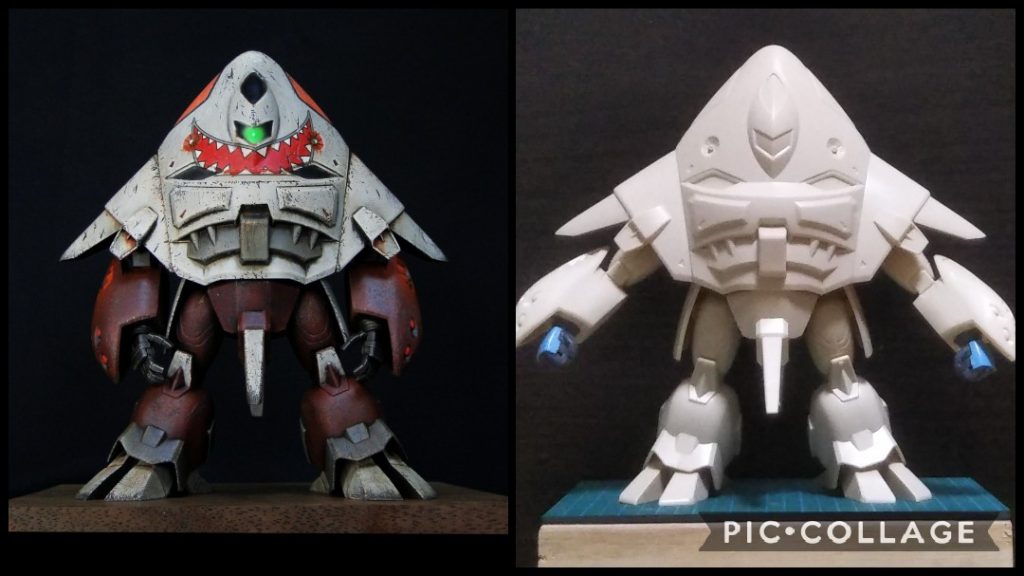 プロポーション改修肩幅を狭く、手足を若干短く