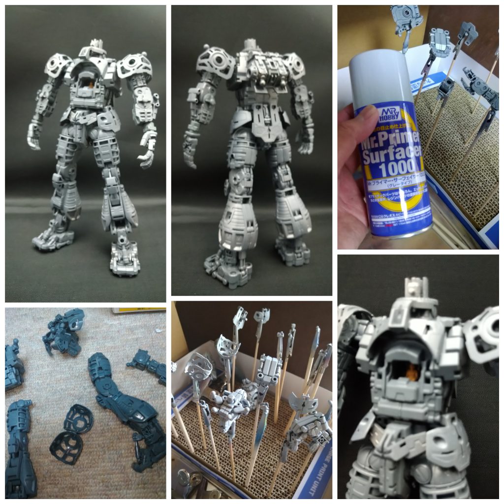 フレームの組み立て