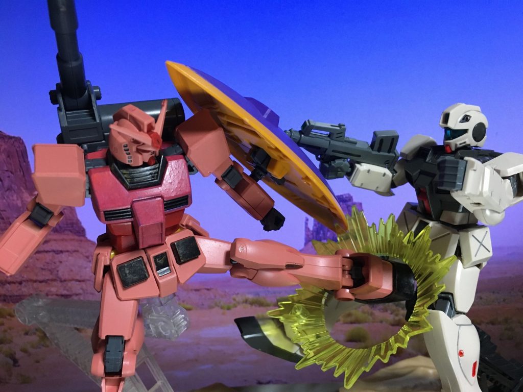 キック武装ではないがシャアといえばキック。ガンダムのパワーもあって強力である。