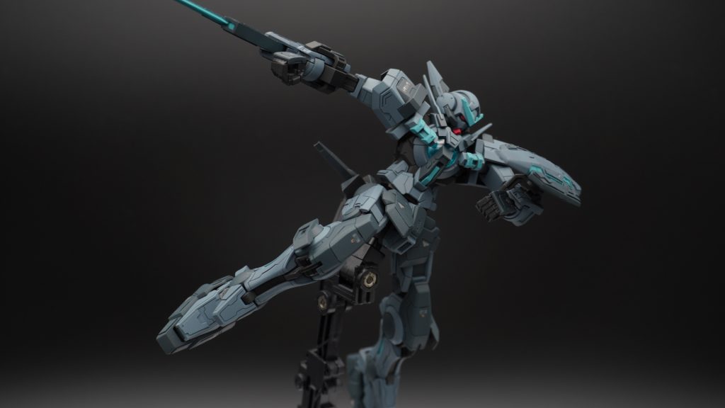 ソード状態です！製作工程に載せますが、ソードの刃のパーツはプラ板で作り直しています。