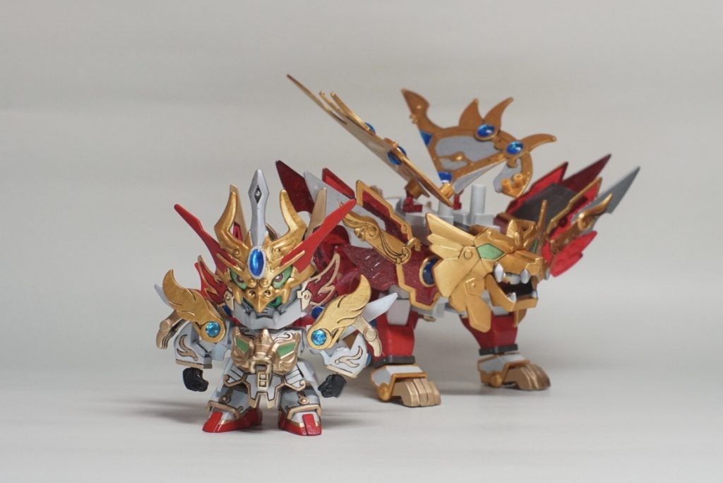 通常時。鋼鉄獅子と。