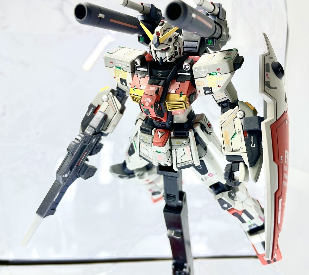 今回練習用に作ったものなので自分の作例には珍しく改修はあまり施さずプラ板とディテール継ぎ足し位です。