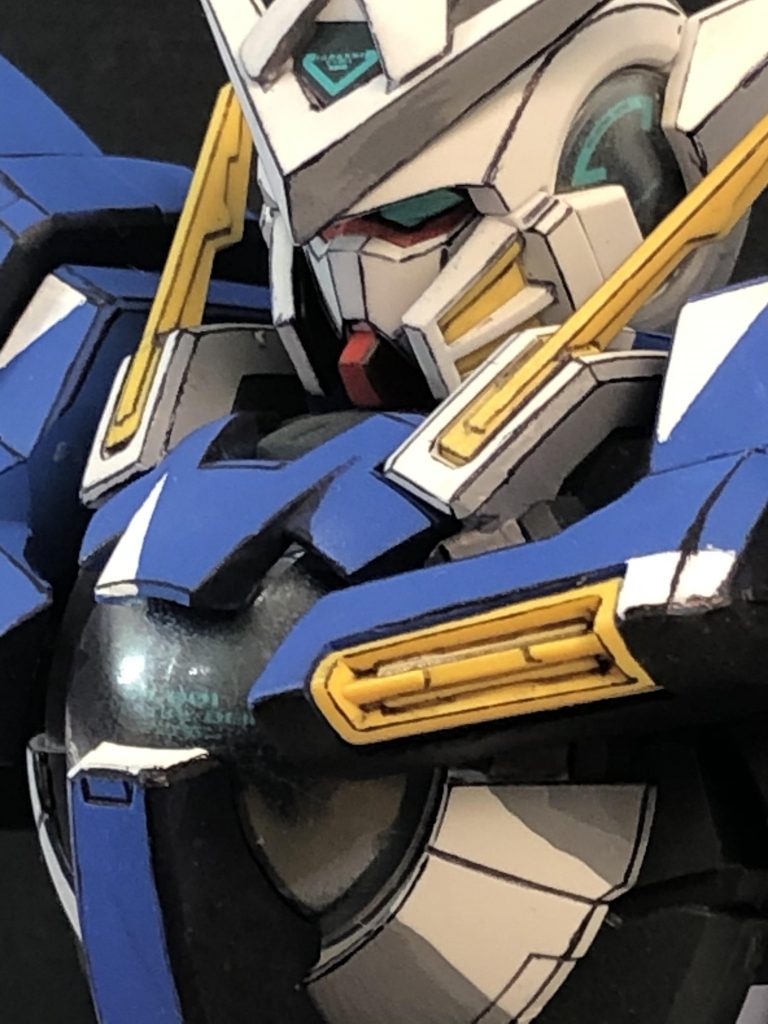 ガンダム エクシア　イラスト風–3枚目/制作者：@overflag390