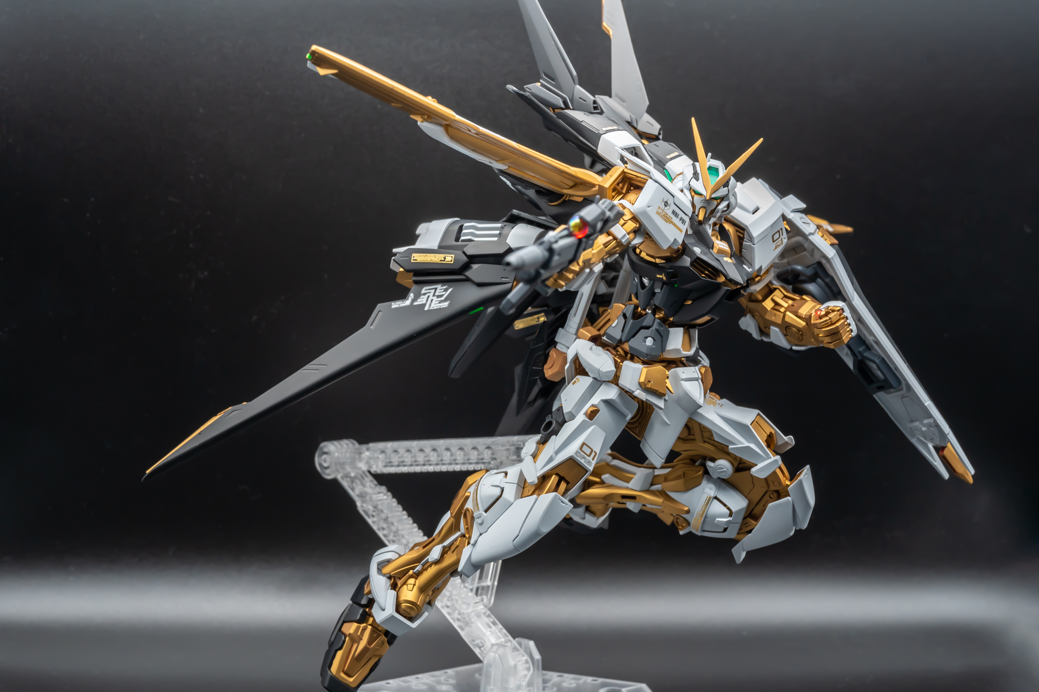 MG ガンダムアストレイ ゴールドフレーム フライトユニット｜katsuさんのガンプラ作品｜GUNSTA（ガンスタ）