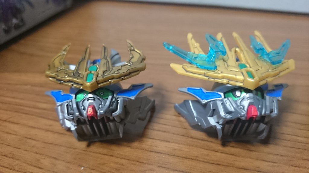 アンテナを付け替えるだけで楽々表情チェンジ!ほんと共通パーツってありがたい…