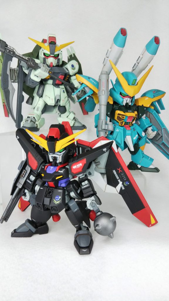 レイダー、フォビドゥン、カラミティを並べてみました。達成感。