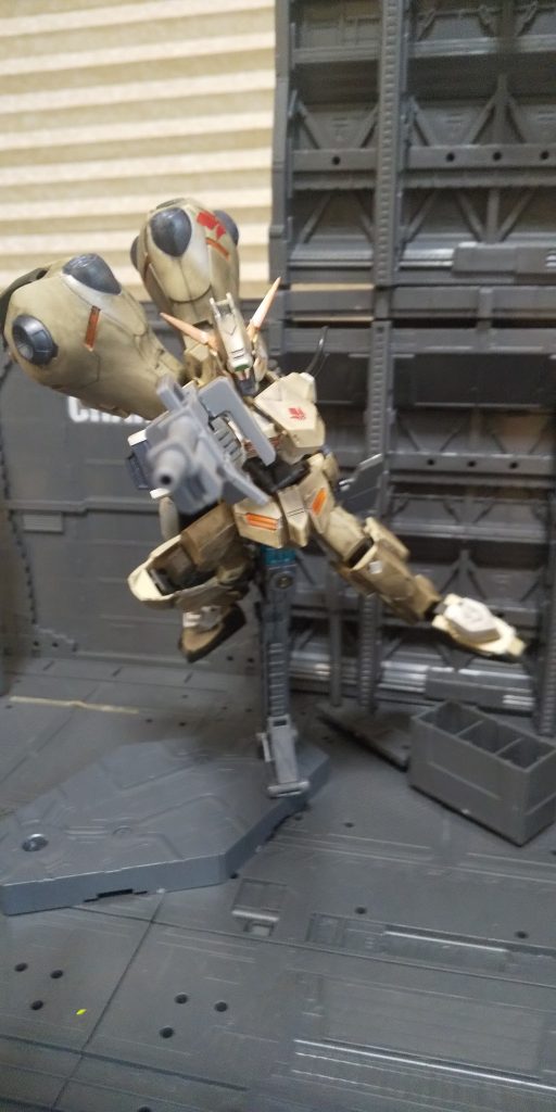 影をグシオンリベイクにつけました‼️ウェザリングを頑張りました。