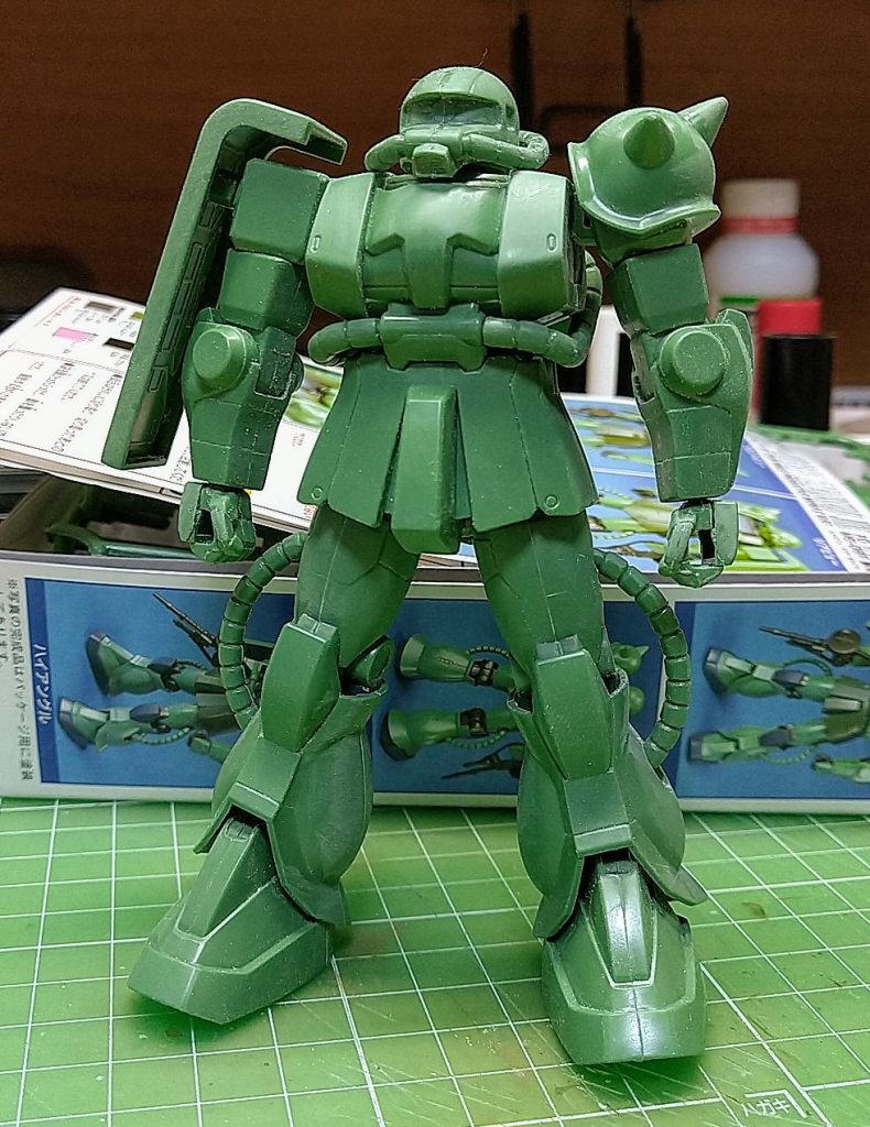 キットを組んだ状態。スナップフィットなので接着剤無しで組めます。