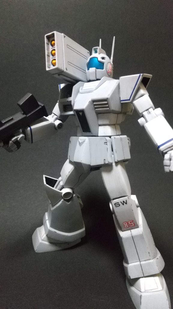 せっかくのキャノン後はめなんで追加武装も作ってみましたよZ武器セットのハイザックのアレです弾頭は細すぎて残念なのでマーク2の弾頭を使用