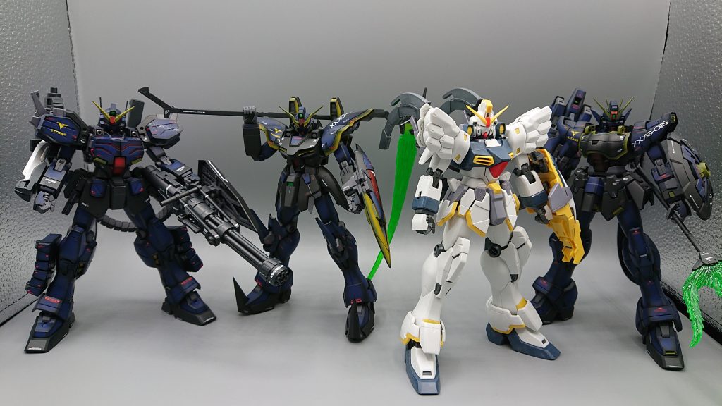 仮組したサンドロックを含めてのショット