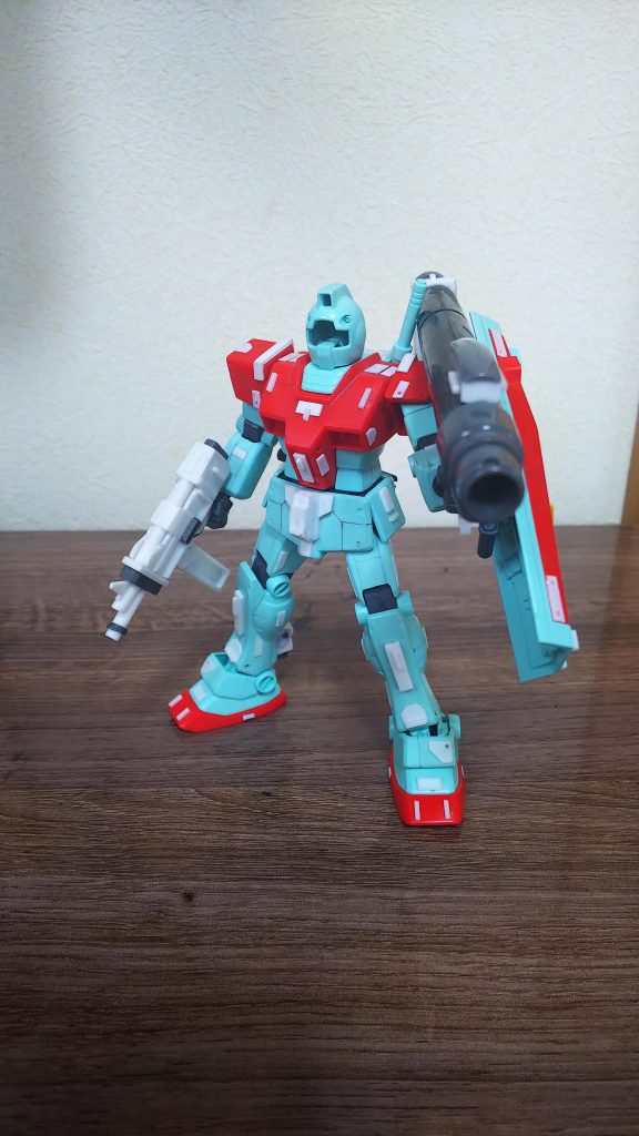 サフ吹き前。ほぼ形が決まった状態です。