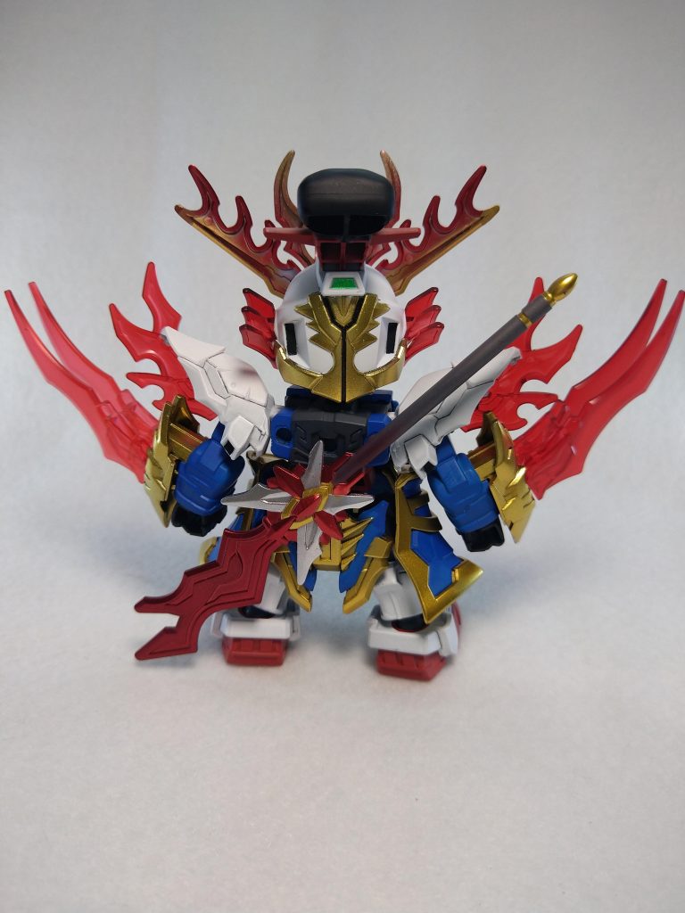 後頭部、リアスカート、蛇矛(武器)で細かい塗り分けが必要でした。