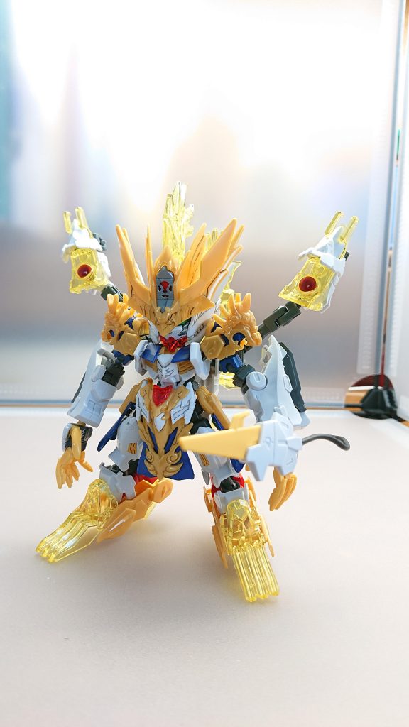 激狼形態馬超ガンダムバルバトスのもう一つの姿手足が大型化し戦闘力が変身前より大幅強化されている