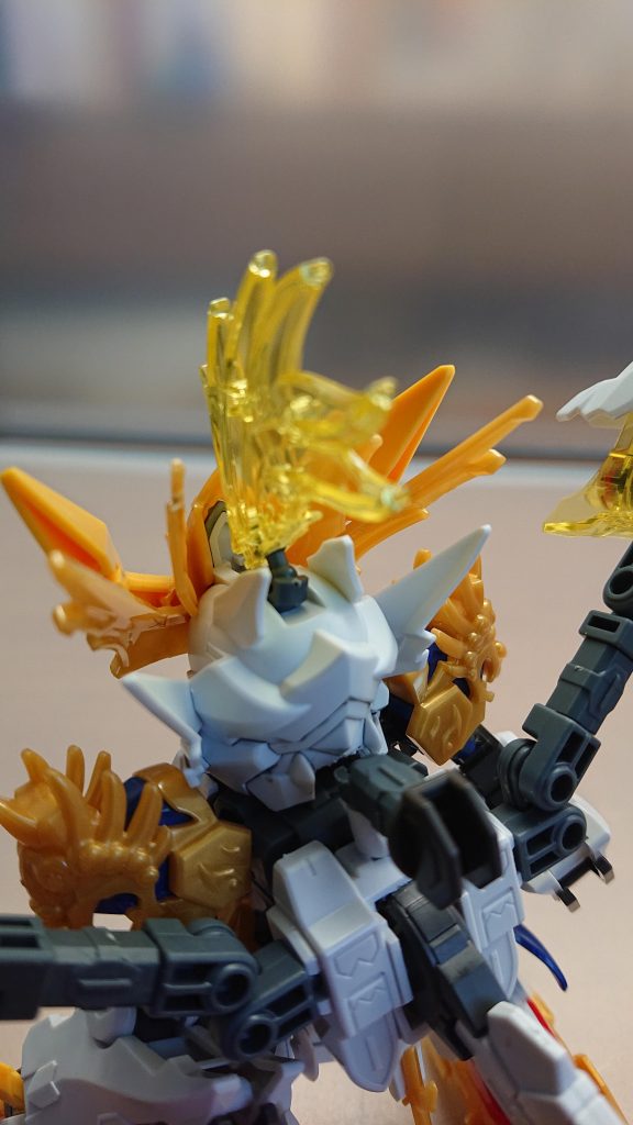 後ろ髪はボールジョイントで稼働できるように改良