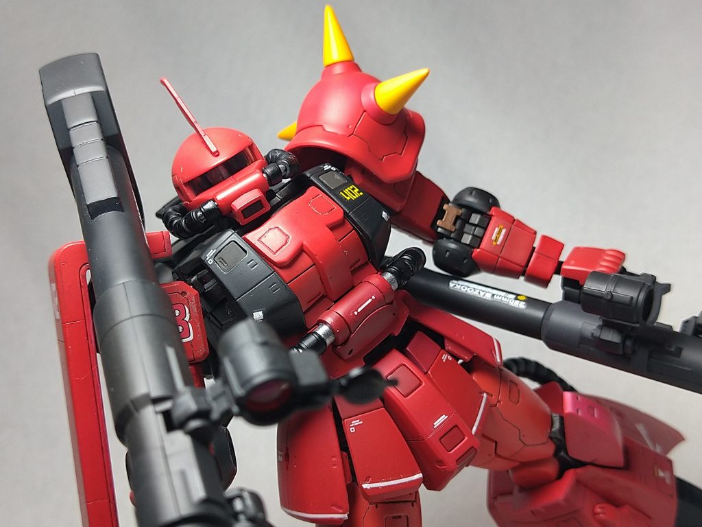 以上、RGジョニー・ライデン専用ザクⅡでした。ご覧いただき、ありがとうございました！