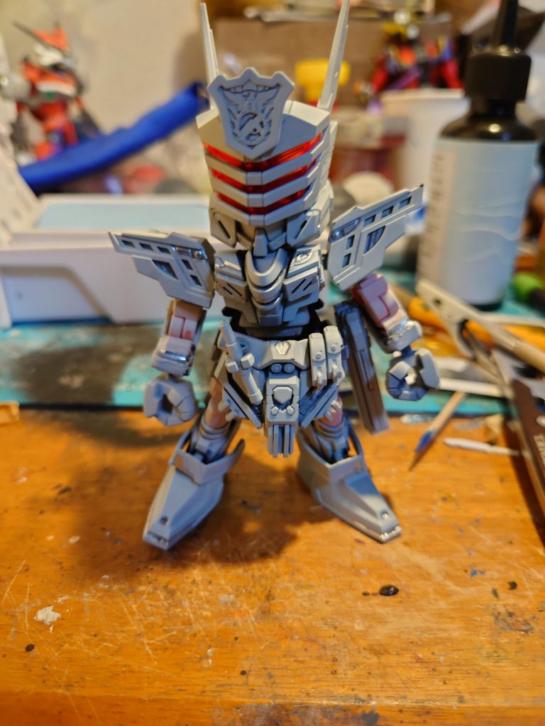 サーフェイサーを吹く