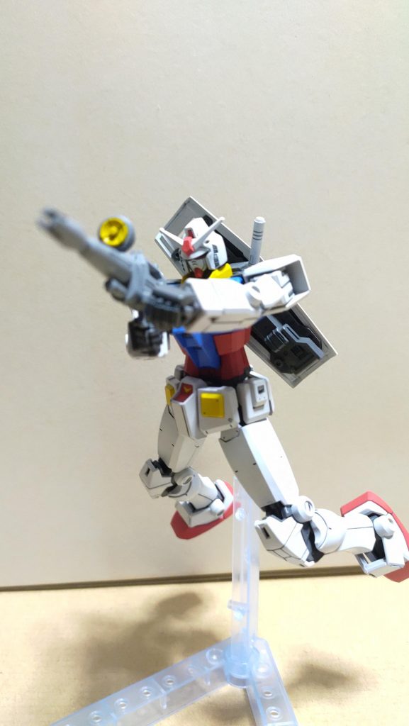 ホワイトは灰色9号で塗装以外に灰色がうまくいきました